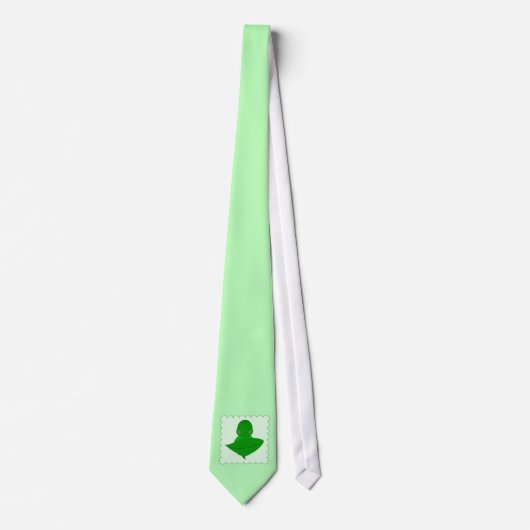 Cravate Tortue verte endormie (Devant)