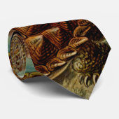 Cravate Tortues de mer par Ernst Haeckel (Roulé)