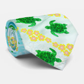 Cravate Tortues de mer verte (Roulé)