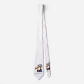 Cravate Toucan Winter Vibes, personnalisation (Devant)