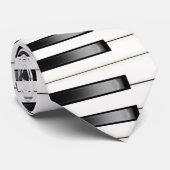 Cravate touches de piano (Roulé)