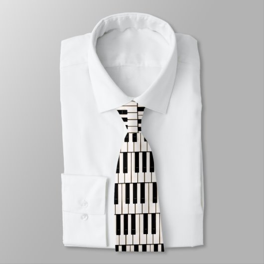 Cravate Touches de piano (Attaché)