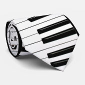 Cravate Touches de piano (Roulé)