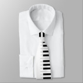 Cravate Touches de piano musicales (Attaché)