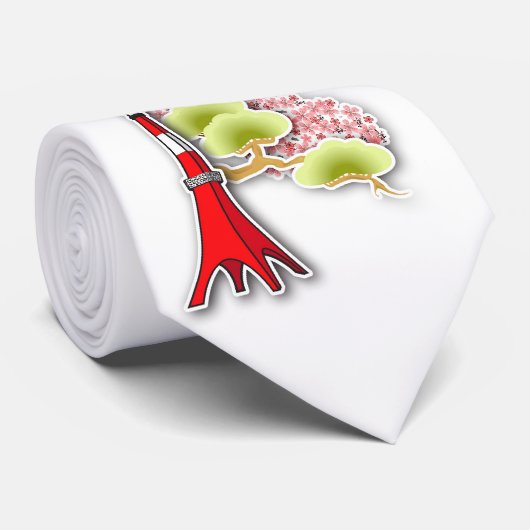 Cravate Tour de Tokyo (Roulé)