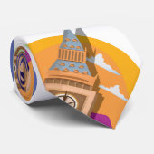 Cravate Tour d'horloge Big Ben Westminster (Roulé)