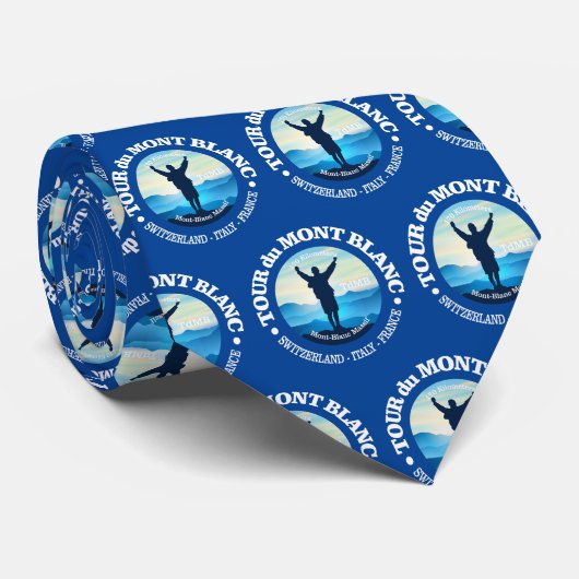 Cravate Tour du Mont Blanc (V) (Roulé)