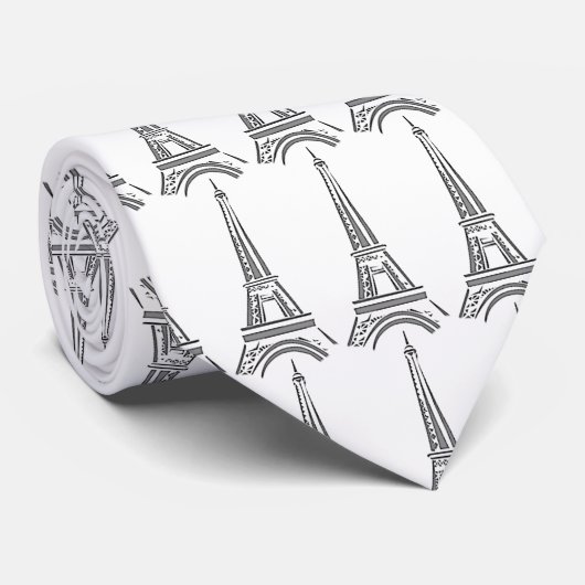 Cravate Tour Eiffel (Roulé)
