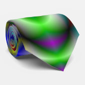 Cravate tourbillonnante d'arc-en-ciel (Roulé)