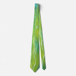 Cravate Tournage vert