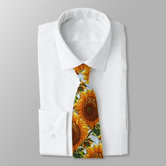 Cravate tournesol (Attaché)