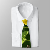 Cravate Tournesol et Épervier (Attaché)