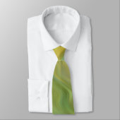 Cravate Tournesol Jaune Wavy Texture (Attaché)