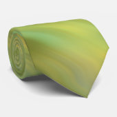 Cravate Tournesol Jaune Wavy Texture (Roulé)