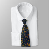 Cravate Tournesol Navy (Attaché)