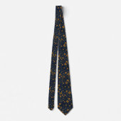 Cravate Tournesol Navy (Dos)