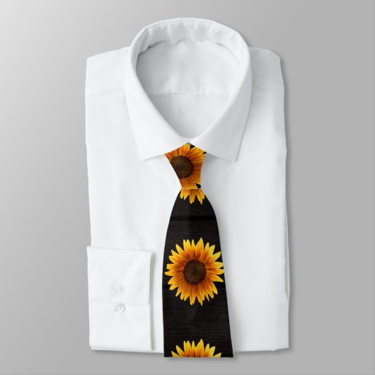 Cravate Tournesol rustique d'automne (Attaché)