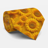 Cravate tournesols 3d (Roulé)