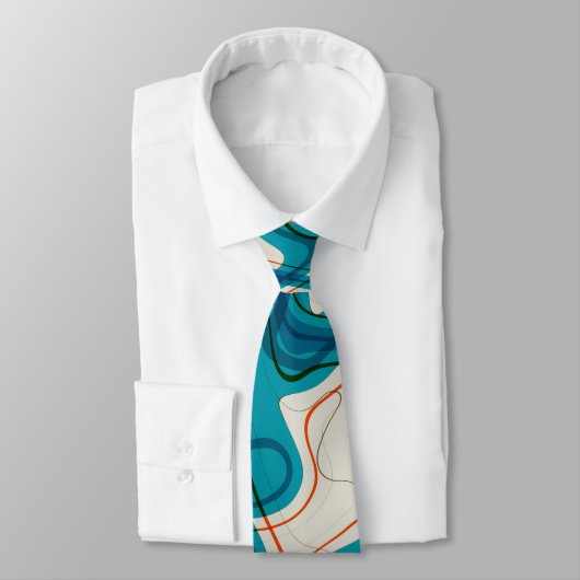 Cravate Tourquoise et perruques rouges (Attaché)