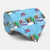 Cravate Tours jumelles (Roulé)