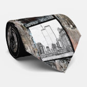 Cravate Tours jumelles (Roulé)