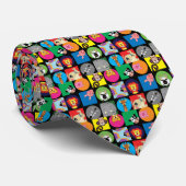 CRAVATE TOUS LES ANIMAUX HEUREUX (Roulé)