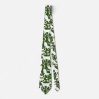 Tous les chats motif.w.bx4 D Green BG
