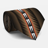 Cravate Tout le brun de directions (Roulé)