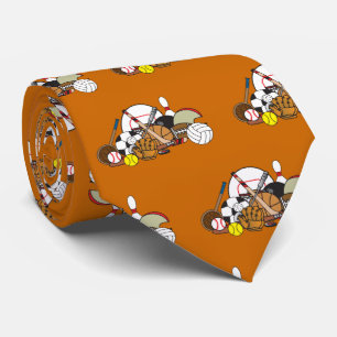 Cravate Toutes les boules de sports