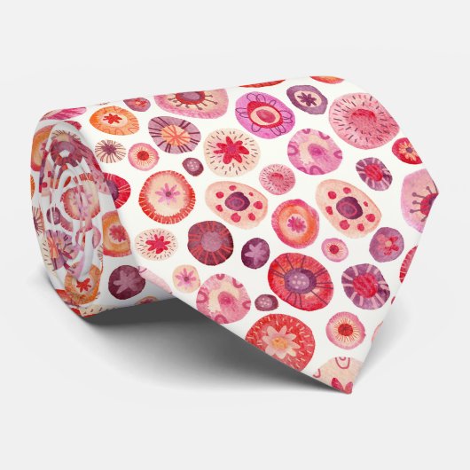 Cravate Toutes les fleurs (Roulé)