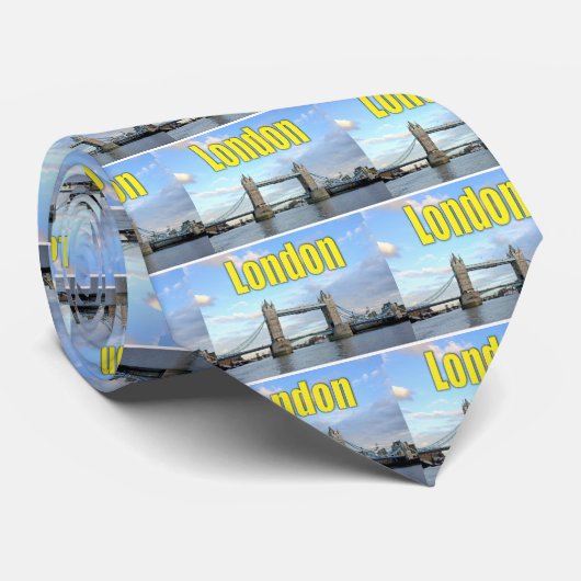 Cravate Tower Bridge - Londres (Roulé)