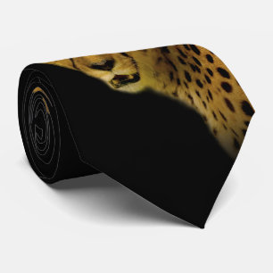 Cravate Traces commerciales avec un magnifique guépard