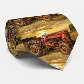 Cravate Traceur de la ferme rouge (Roulé)