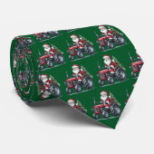 Cravate Tracteur Père Noël (Roulé)