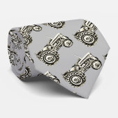 Cravate tracteur Vintage de la sépia (Roulé)