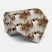 Cravate tracteur vintage rouillé (Roulé)