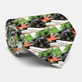 Cravate Train au musée ferroviaire Chamby (Roulé)