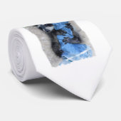 Cravate Traîner avec le raton laveur (Roulé)