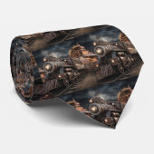 Cravate Trains Moteur à vapeur Locomotive (Roulé)