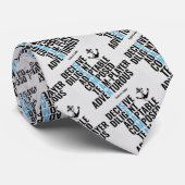 Cravate Traits d'un marin (Roulé)