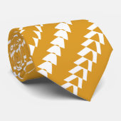 Cravate Trance Party - Or et blanc (Roulé)