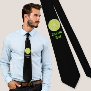 Cravate Tranche de citron vert