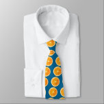 Cravate tranche orange<br><div class="desc">tranche orange</div>