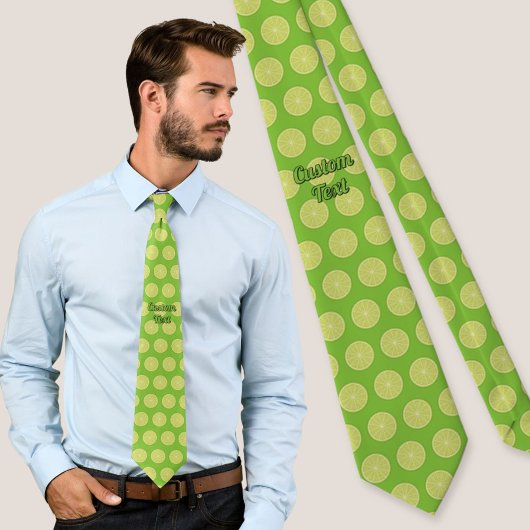 Cravate Tranches de chaux