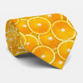 Cravate Tranches oranges (Roulé)