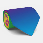 Cravate Travail de bureau d'affaires Gay pride Rainbow Omb (Roulé)