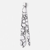 Cravate Travail numérique Abstrait 10 (Devant)