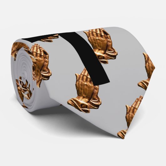 CRAVATE TRAVERSER LES MAINS DE PRIÈRE (Roulé)