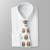 Cravate Treeing Walker Christmas Wreath Festive Pup (Attaché)