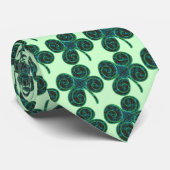 Cravate Trèfle chanceux de 4 feuilles (Roulé)